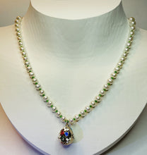 Load image into Gallery viewer, Freshwater Pearls With Vintage Russian Egg Charm Of Many Colors  N73
