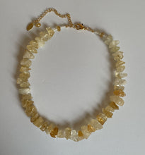 Load image into Gallery viewer, Citrine Nugget Necklace  N74

