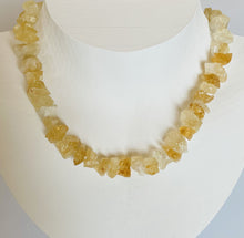 Load image into Gallery viewer, Citrine Nugget Necklace  N74
