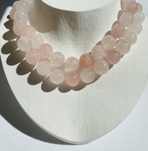 Load image into Gallery viewer, 34&quot; Long Rose Quartz Necklace  N25
