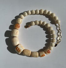 Load image into Gallery viewer, Antique 20th Century Carved Shell Necklace  N63
